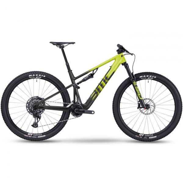 BMC FOURSTROKE AMP LT ONE - 29" Carbon Electric Mountainbike - 2024 - yellow / black / carbon