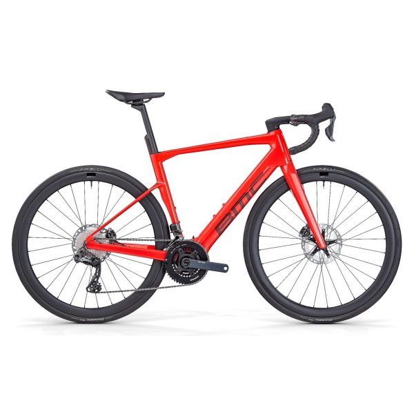 BMC ROADMACHINE 01 AMP TWO - Electric Road Bike - 2024 - red / black / black